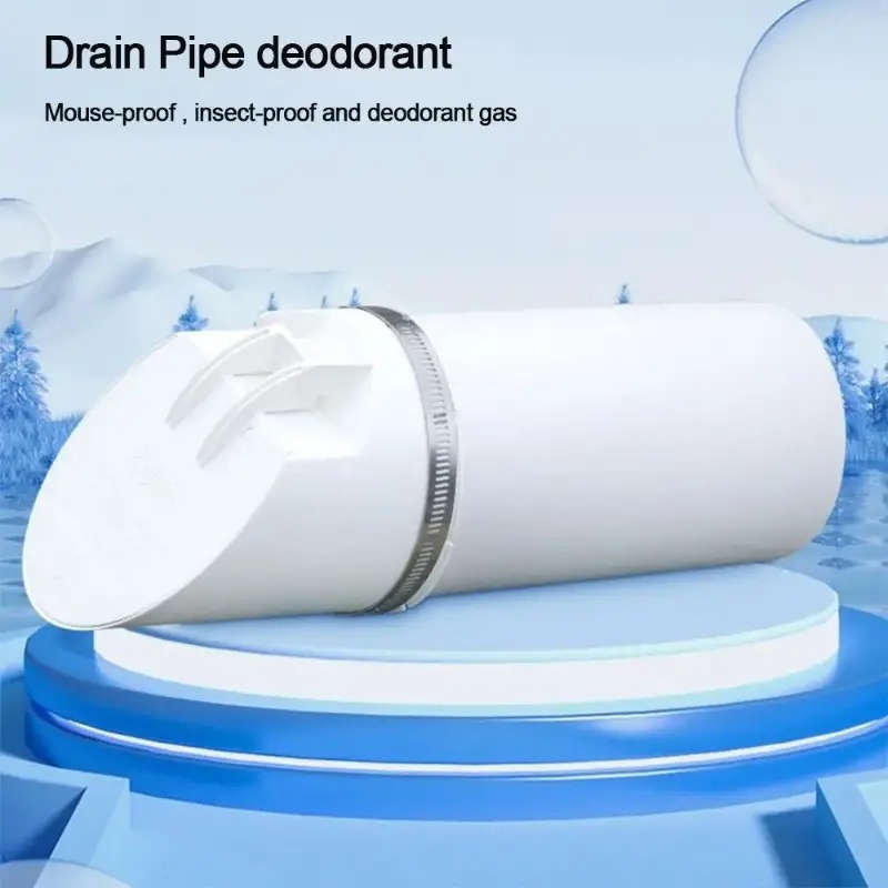 Odor-Proof Floor Drain Pipe with an Automatic Closing Filter Plug