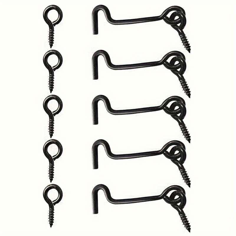 5pcs Cabin Hook And Eye Latch Gate Door