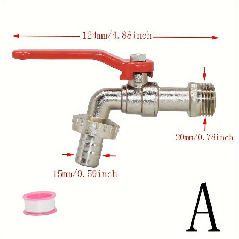 Durable Zinc Alloy Outdoor Faucet