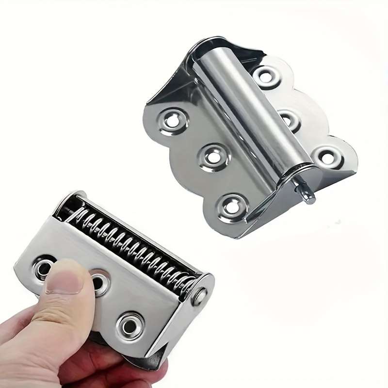 Stainless Steel Butterfly Hinge Automatic Closing Flush Hinges Rustproof Spring
