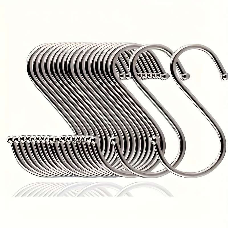 10pcs S-Type HooksStainless Steel Metal Hooks