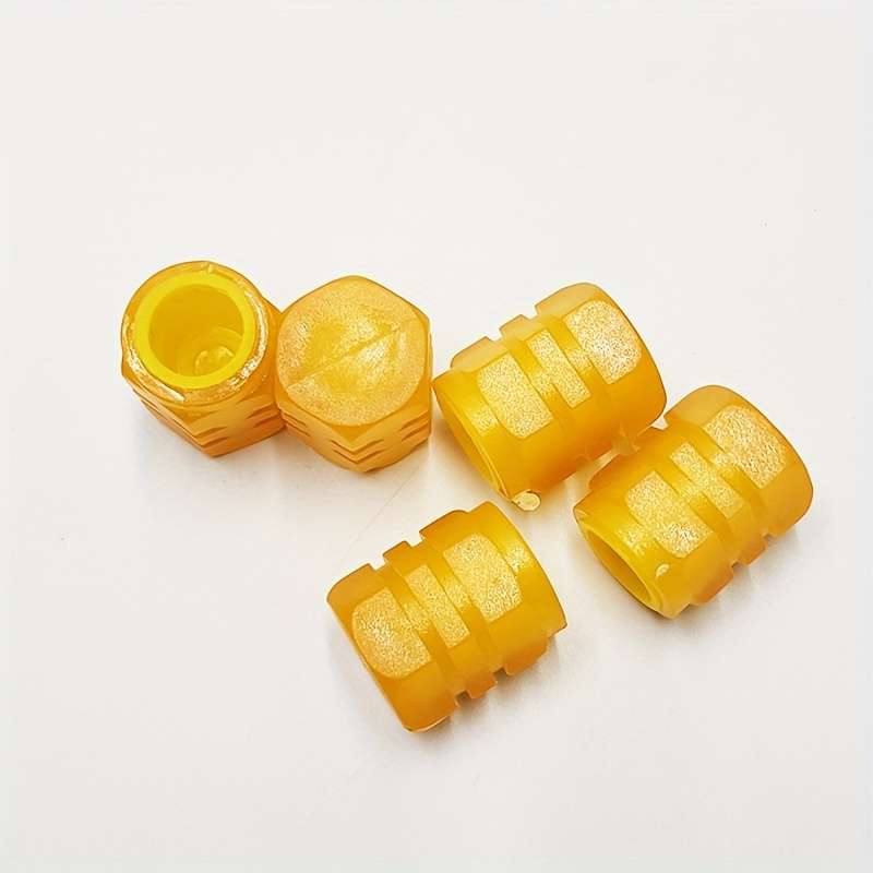 Durable Hexagonal Rubber Valve Cap for Bicycles Electric Scooters