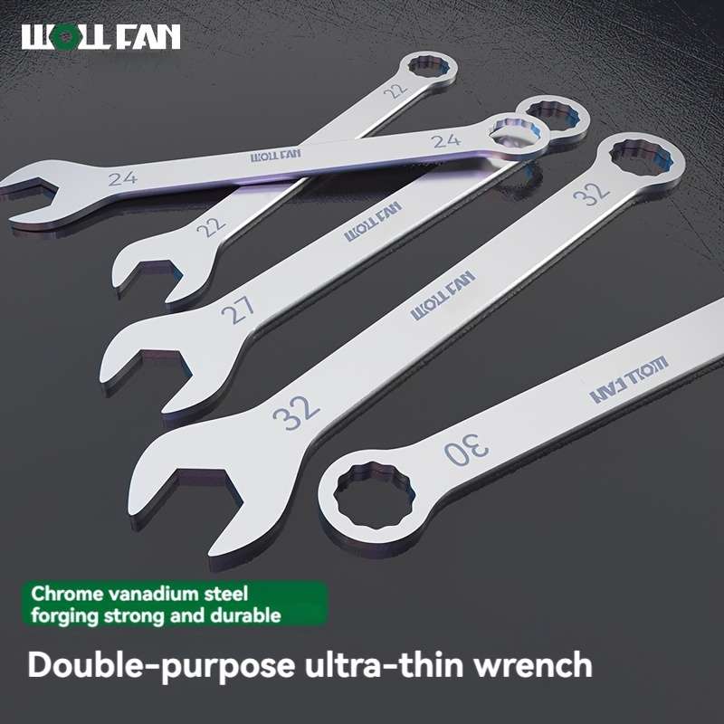 Double-Purpose Ultra-Thin Wrench Set