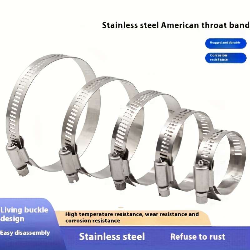 304 Stainless Steel Hose Clamps Set
