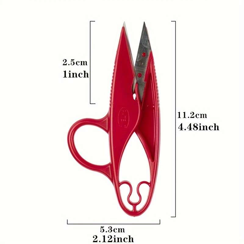 1pcs Stainless Steel Yarn ScissorsSafety Finger Protection Sewing