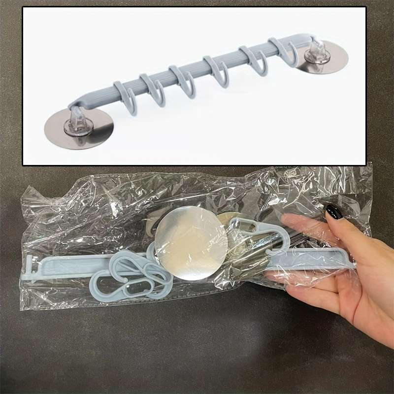 1pc Wall Mounted Towel Rack