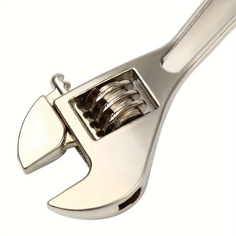 1pc Stainless Steel Mini Wrench Keychain -