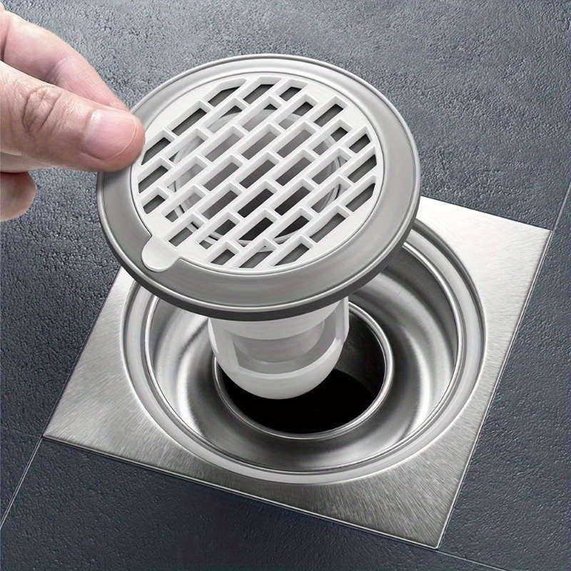 White Plastic Floor Drain