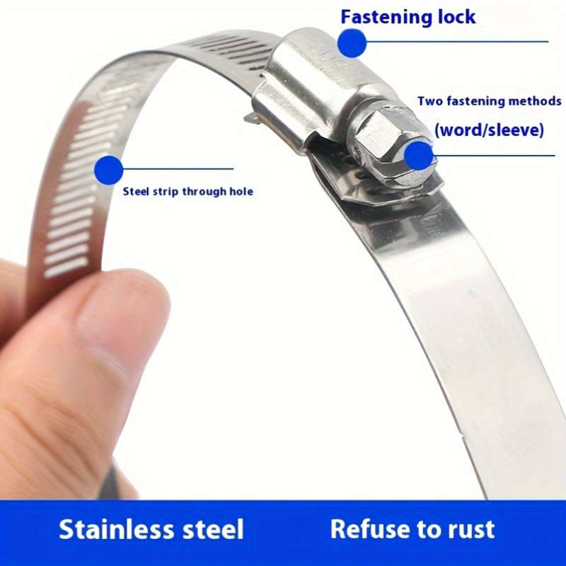 304 Stainless Steel Hose Clamps Set