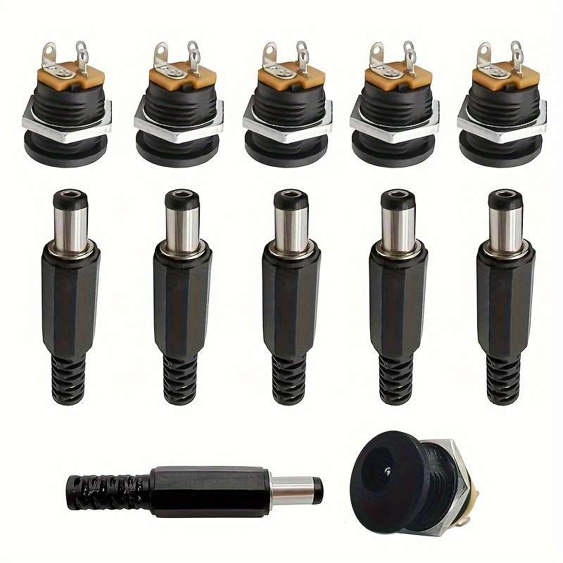 Durable Plastic DC Power Socket Connectors