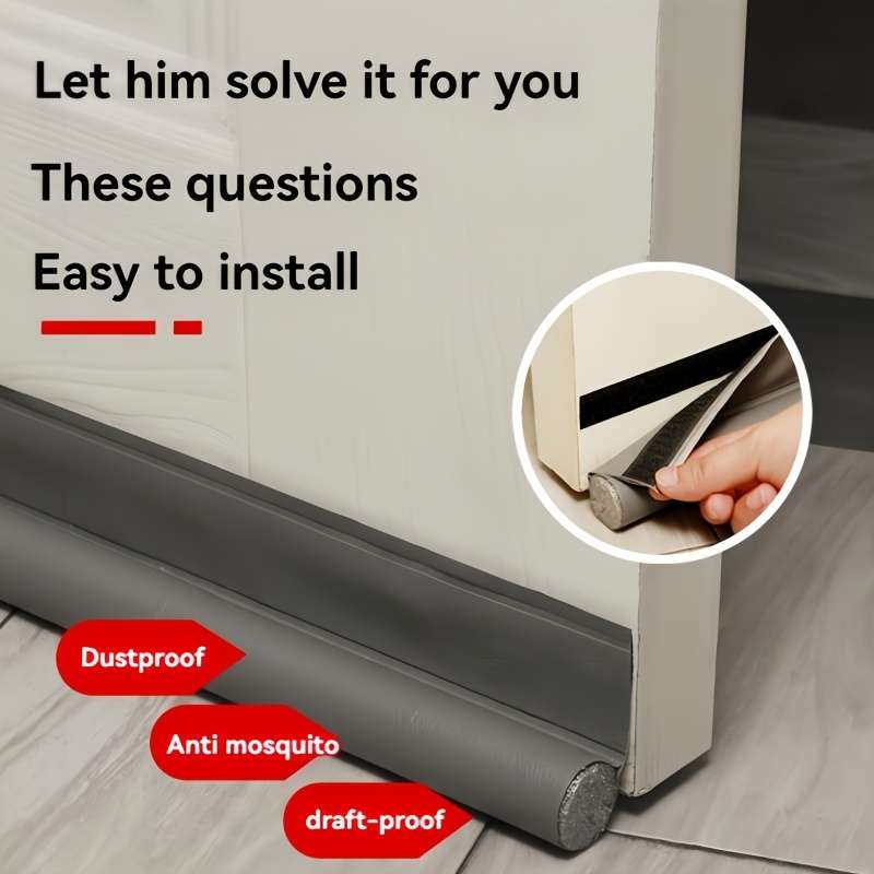 1pc Versatile Door Seal Strip - Soundproof