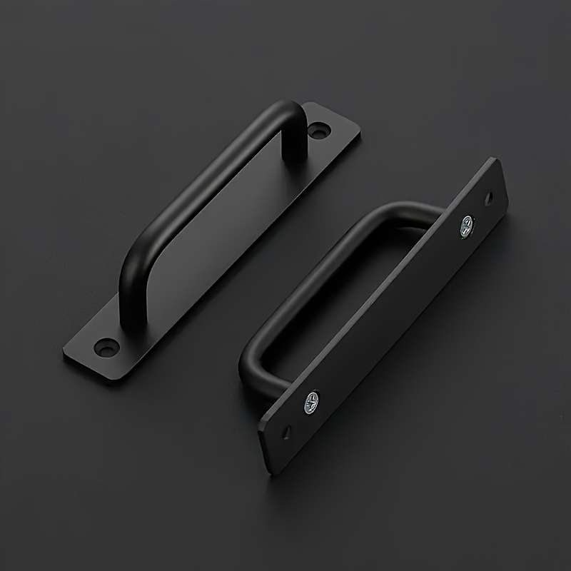 A 1Inch Round Tube Square Plate 148mm Door  And Window Handle Sliding Door Handle