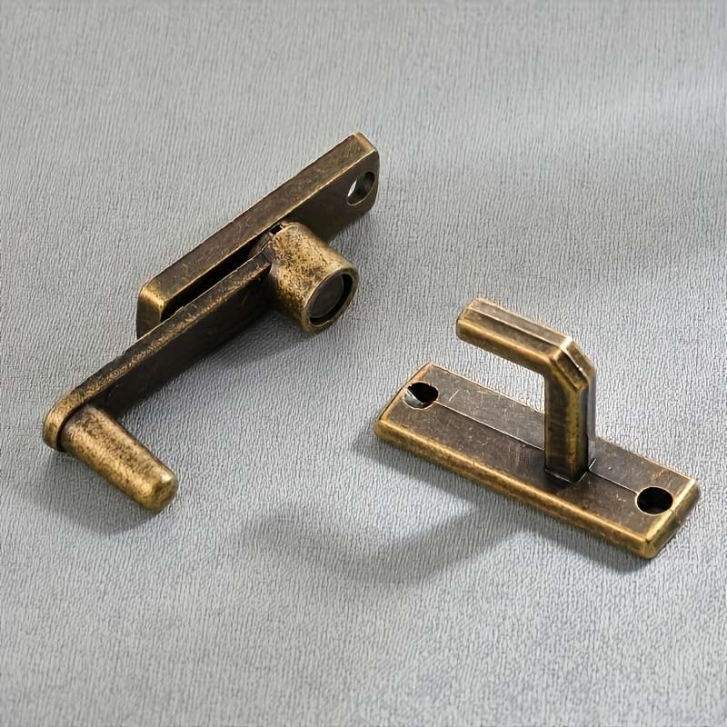 1pc Vintage Bronze Sliding Window Door Lock Handle -