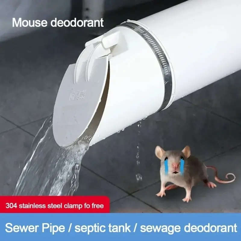 Odor-Proof Floor Drain Pipe with an Automatic Closing Filter Plug