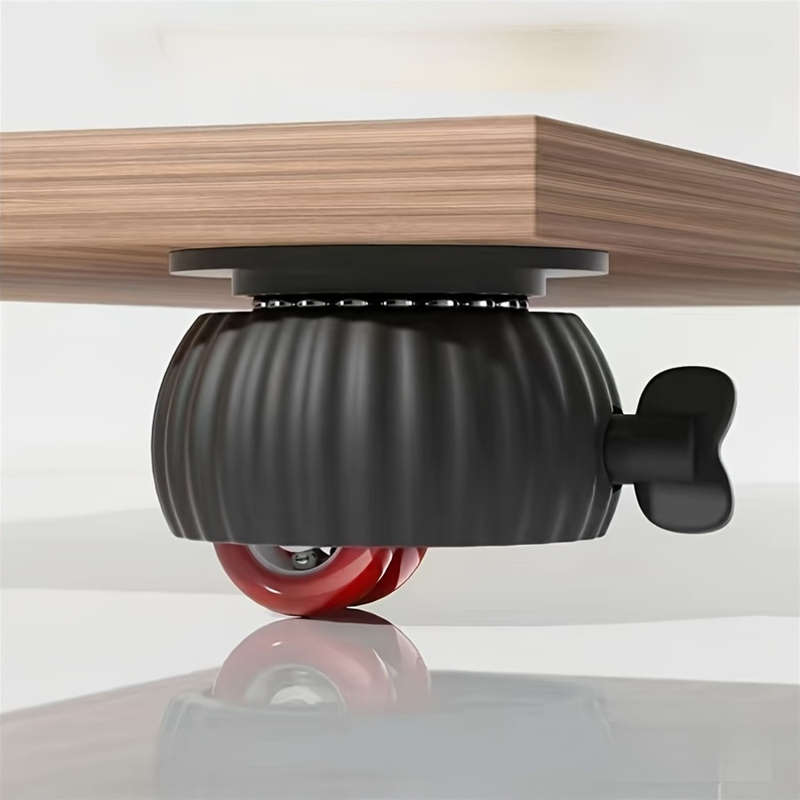 4-Pack Mini Swivel Casters with Brakes