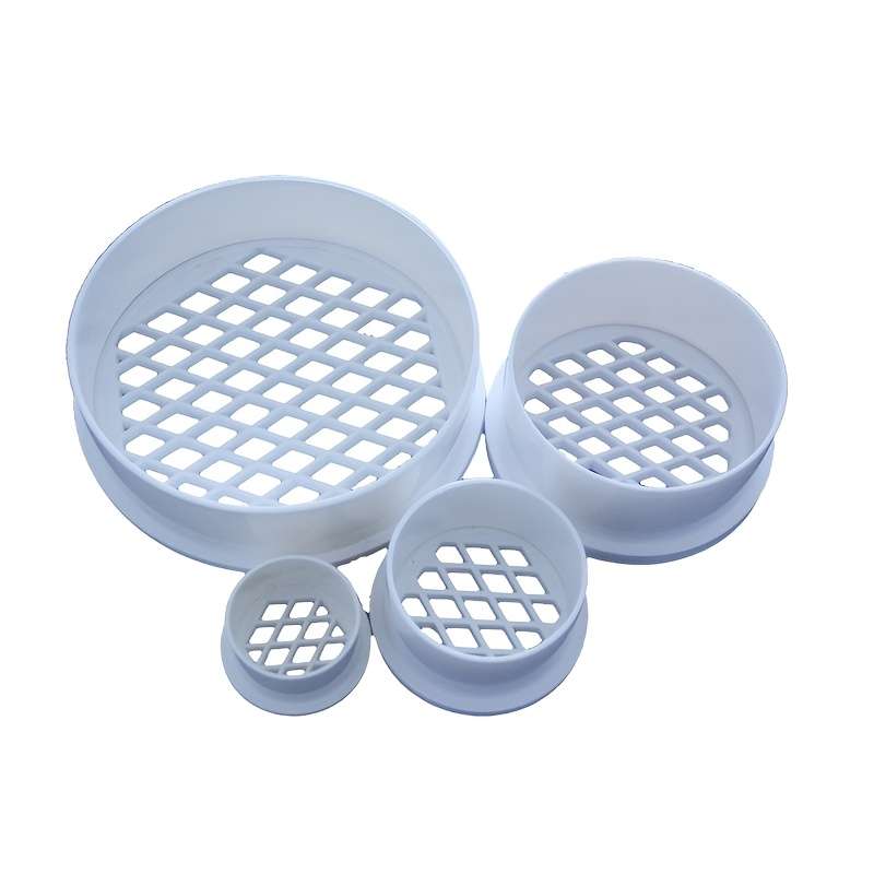 Vertical PVC plug-in floor drain