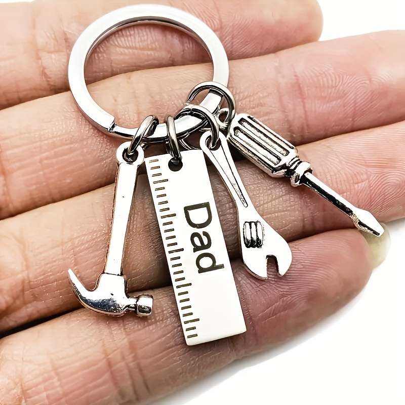 Dad's Essential Mini Tool Kit Keychain