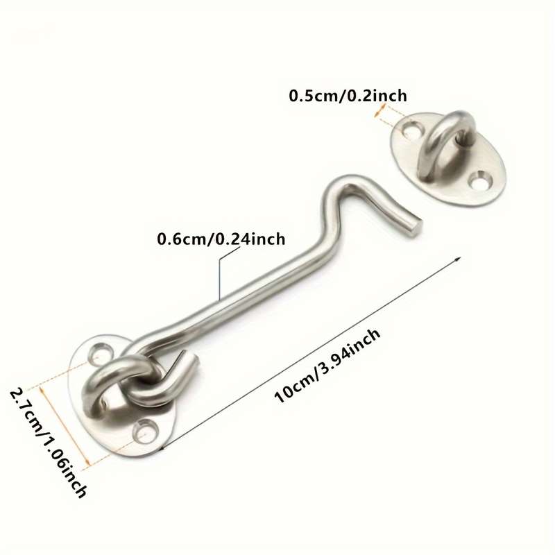 Heavy duty 4 inch metal deadbolt for doors