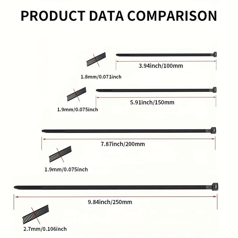 White Nylon Cable Ties