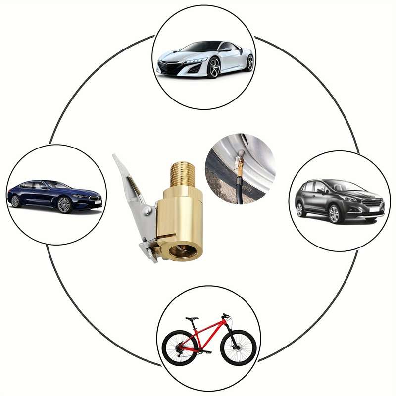 Car Pump Nozzle Adapter With Clip Adapter