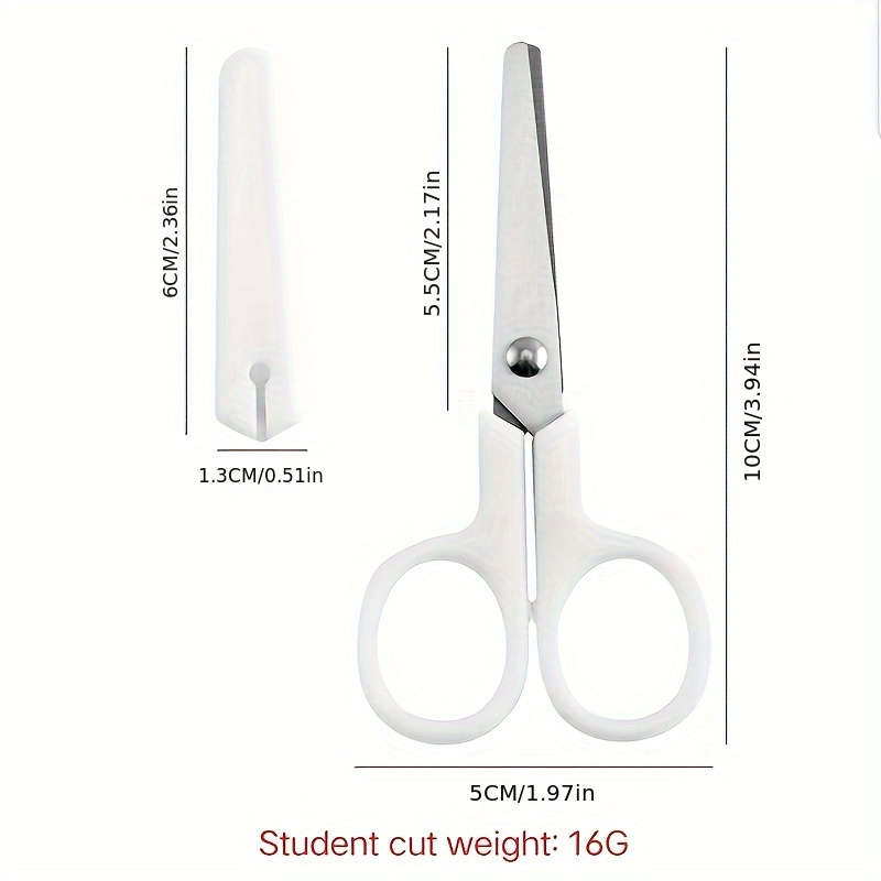 1 Piece Of Mini White Scissors