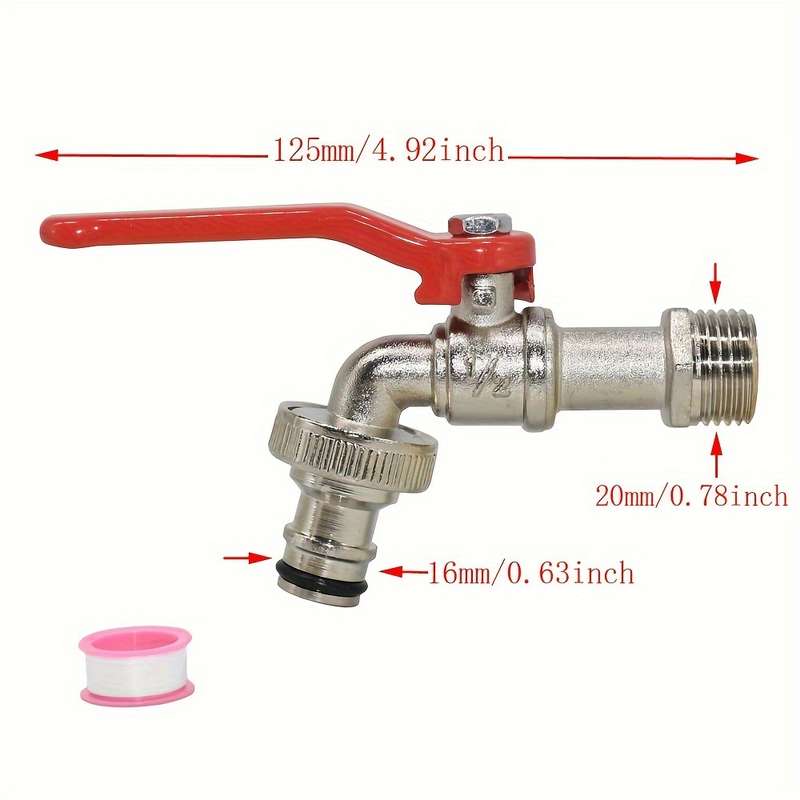 Durable Zinc Alloy Outdoor Faucet