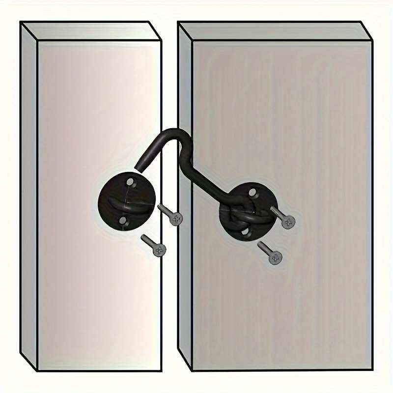 Heavy duty 4 inch metal deadbolt for doors