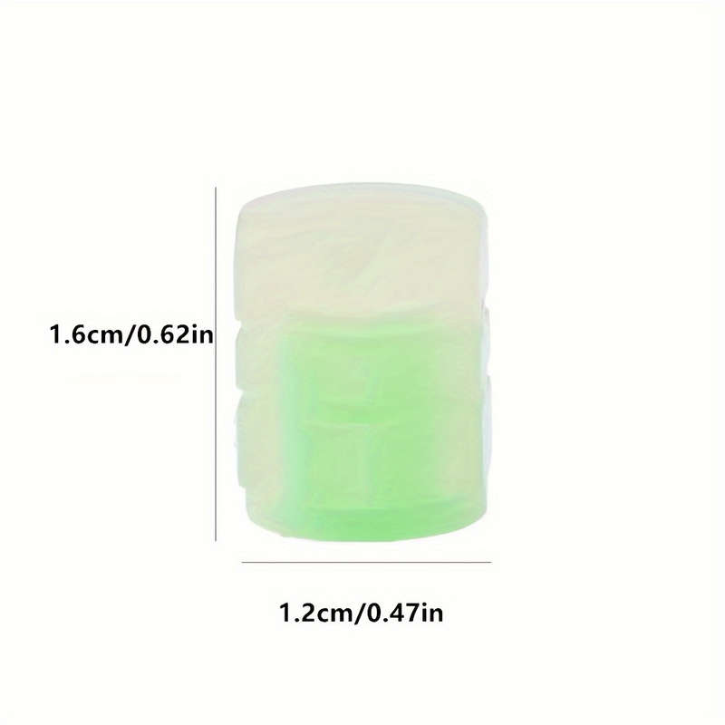 4pcs Glow-in-the-Dark Tire Valve Caps
