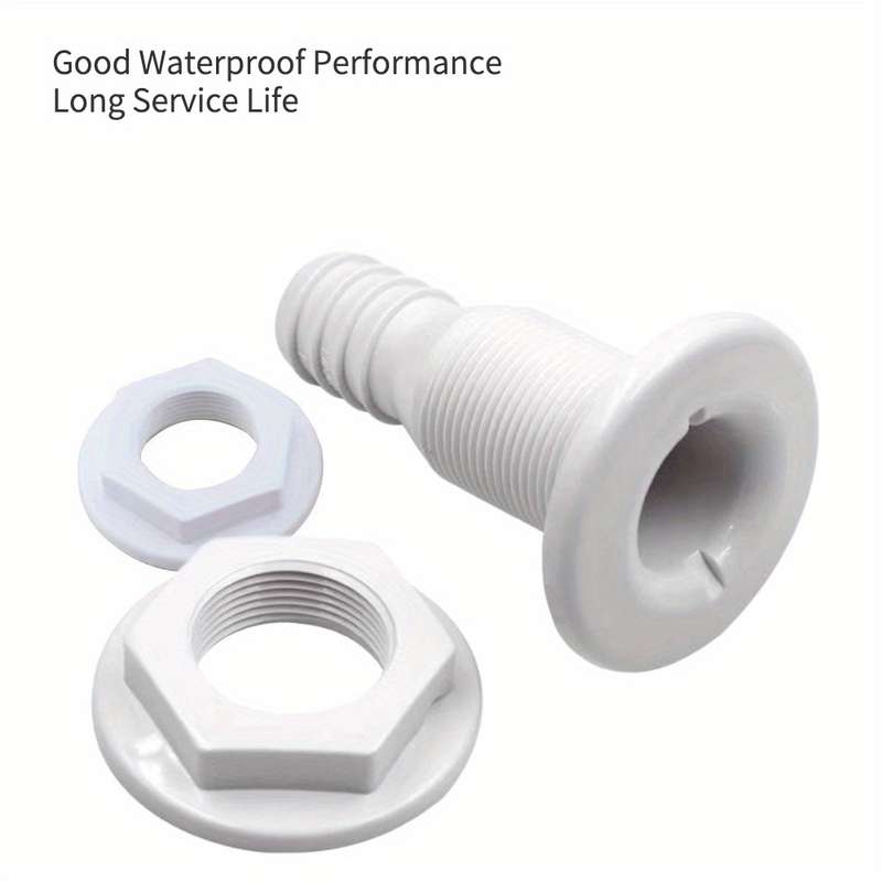 Plastic Thru Hull Fitting Connecto