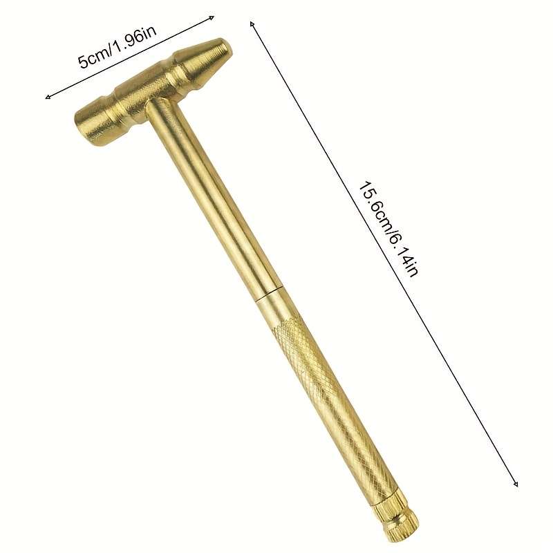 Mini 5-in-1 Copper Plated Steel Hammer