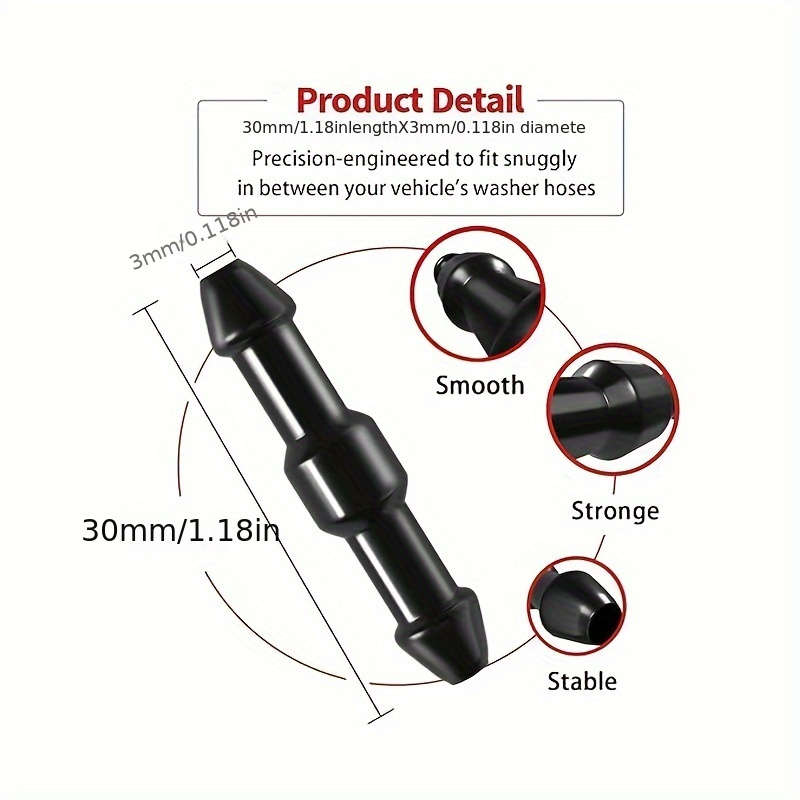 Windshield Washer Hose Connectors