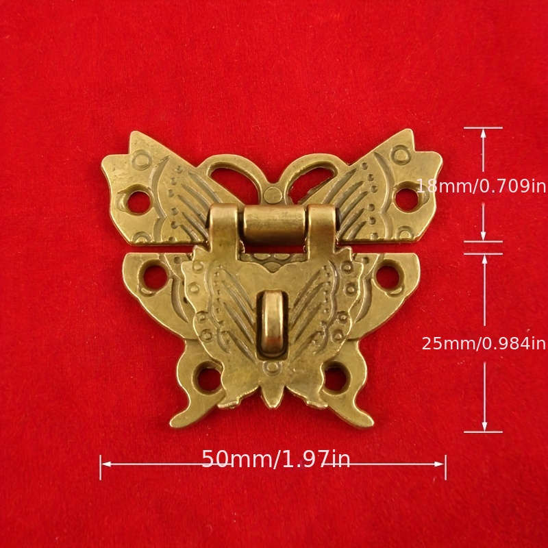 Vintage Butterfly-Shaped Lock Clasp