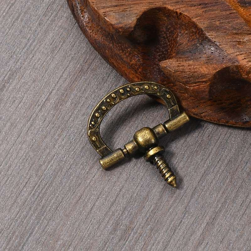 Antique Brass Mini Drawer Pull