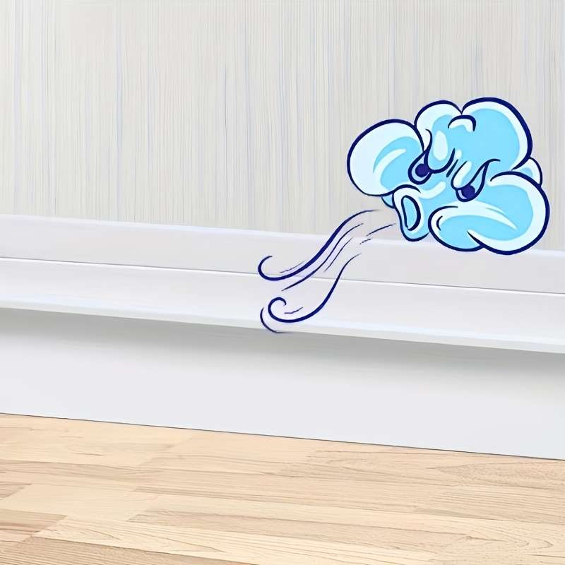 1pc PVC Door Seal Strip - Windproof