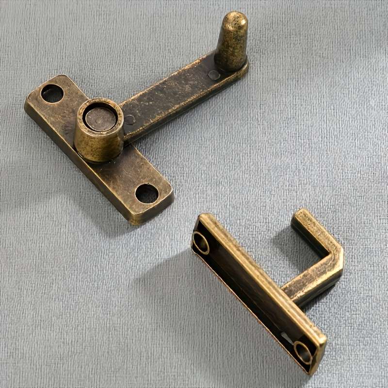 1pc Vintage Bronze Sliding Window Door Lock Handle -