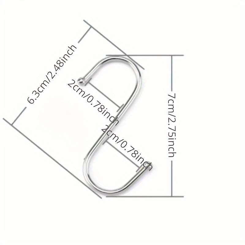 10pcs S-Type HooksStainless Steel Metal Hooks