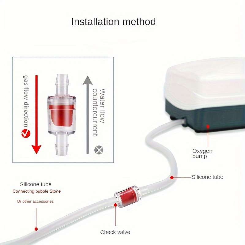 3pcs Random Color Aquarium Equipment Air Pump Stopper Valve