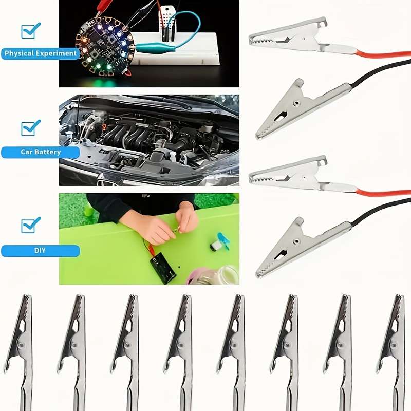 Stainless Steel Crocodile Test Clips