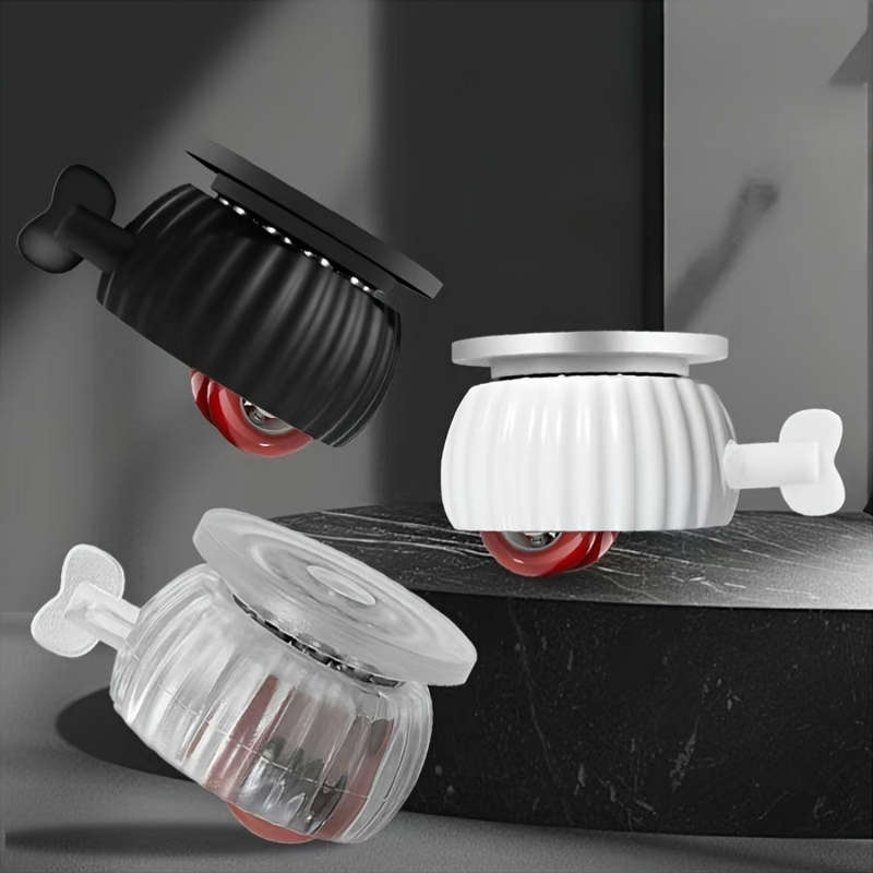 4-Pack Mini Swivel Casters with Brakes