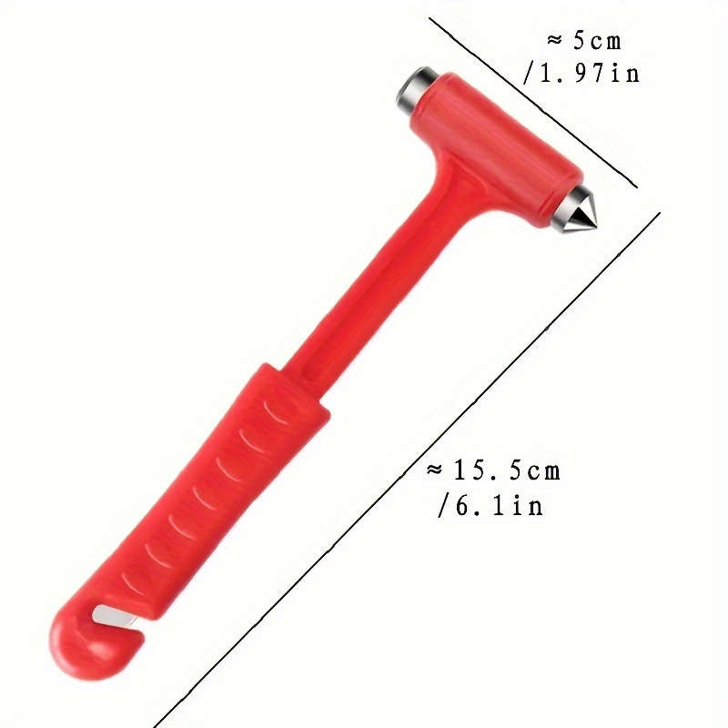 Multi-purpose emergency safety hammer
