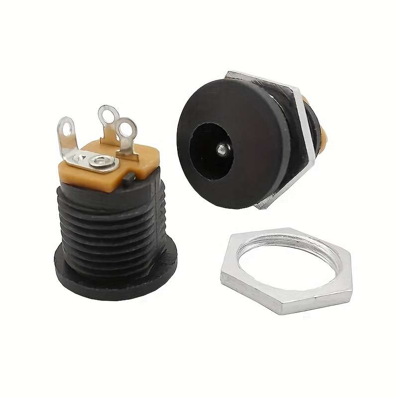 Durable Plastic DC Power Socket Connectors