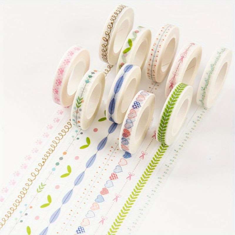 10m Long Chic Washi Tape Roll