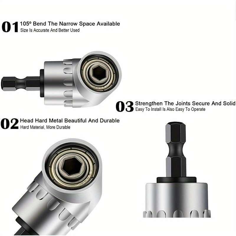 1pc 105 Degree Angle Head Electric Angle Wrench