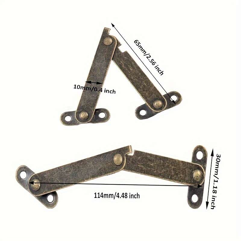 4pcs Folding Lid Support Hinge