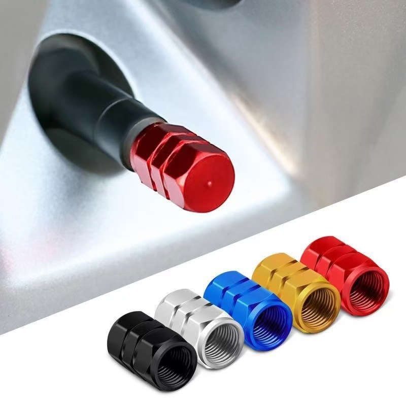 Cap For Tire Valves Made Of Aluminum Alloy