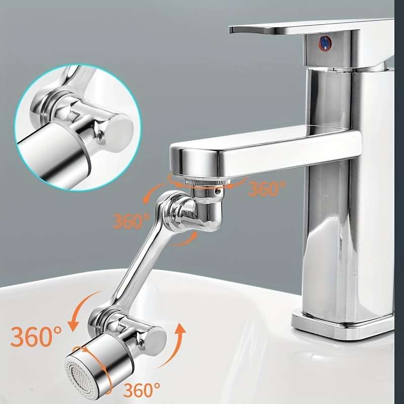 One Versatile 1080 Large Angle Rotating Bathroom Sink
