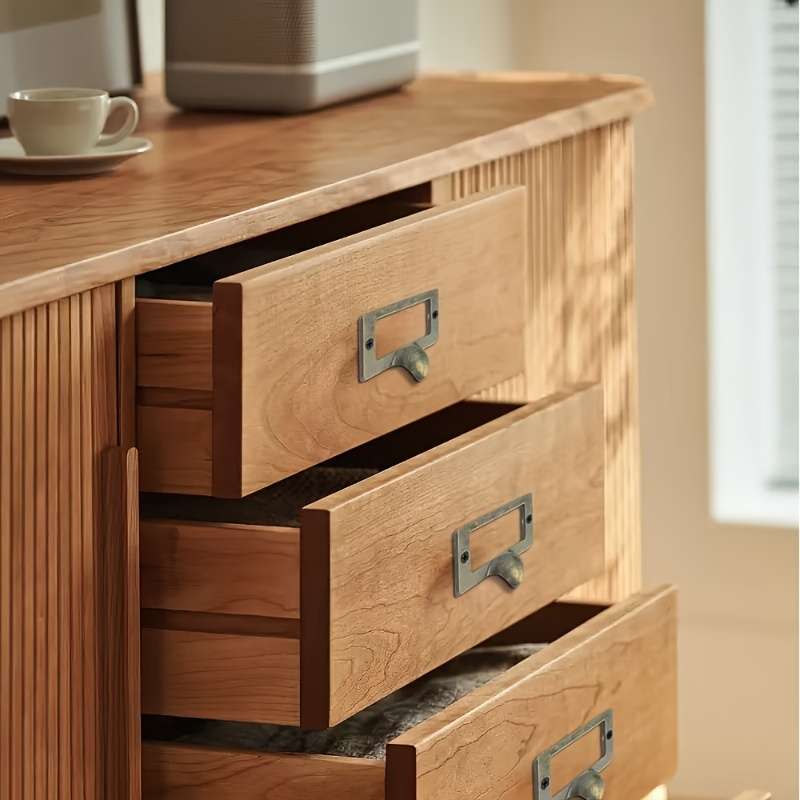 Metal drawer pull