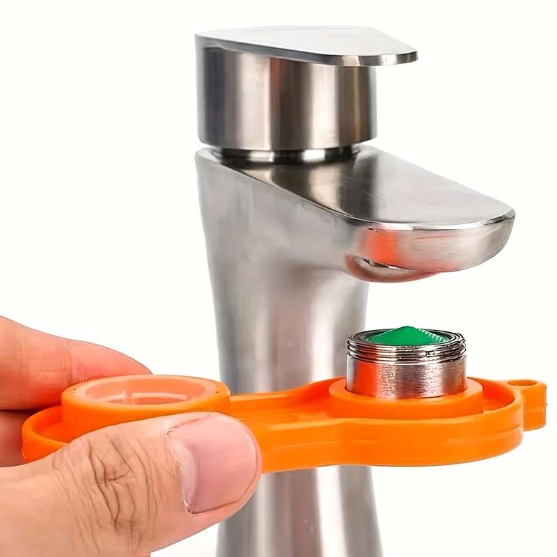 Easy-Install Orange Foam Faucet Wrench