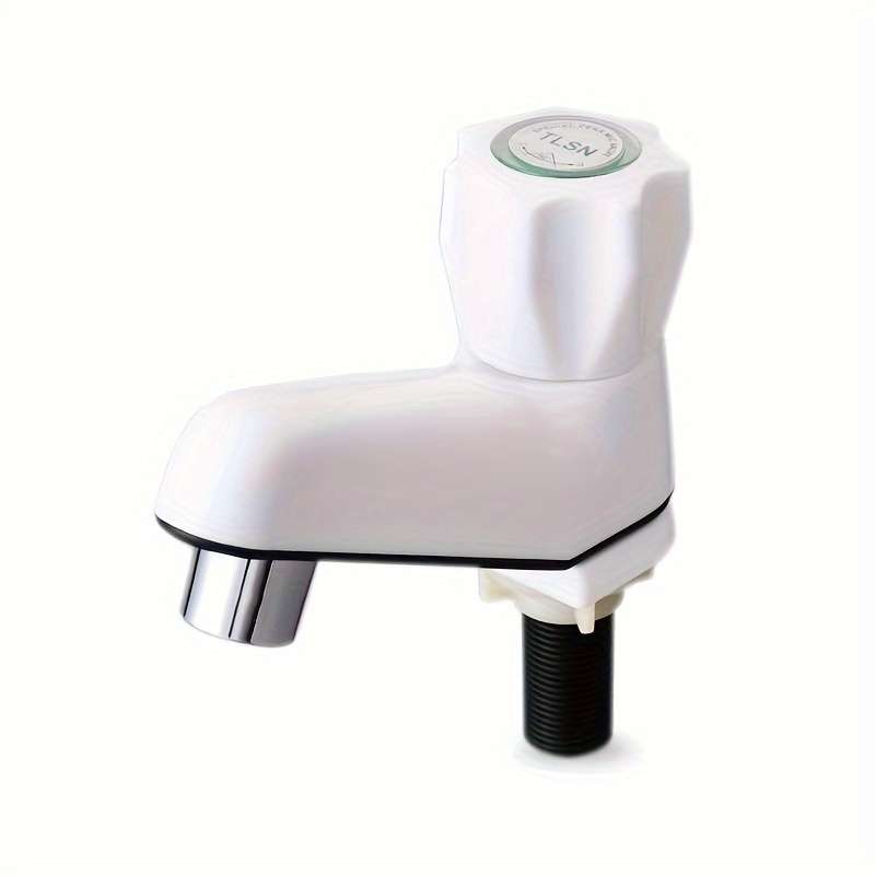 White plastic faucet