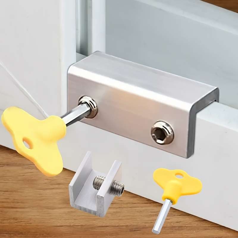 1pc  Metal Sliding Sash Lock